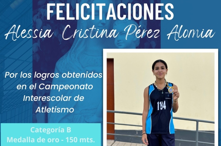 Felicitaciones Alessia Cristina Pérez Alomia